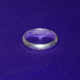 Plain Band Silver Ring